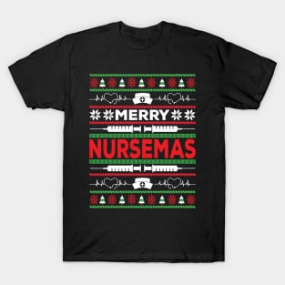 Merry Nursemas Nurse christmas T-Shirt